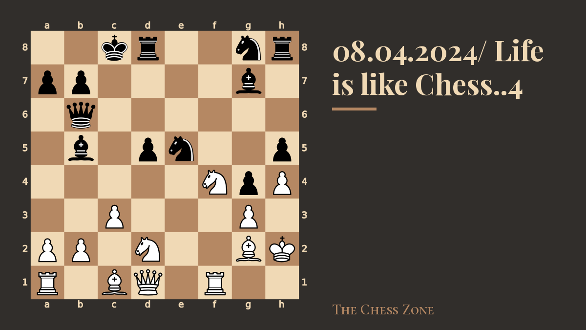 08.04.2024/ Life is like Chess..4
